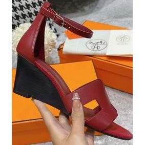 Hermes Shoes HO885 Wine 1:1 Replica HMSE12YY8O2