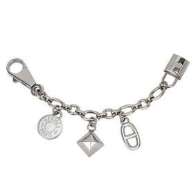Copy Hermes Silver Breloque Olga Bag Charm HMSTE087BMR