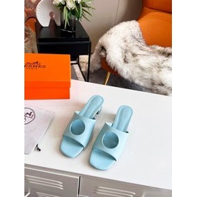 Hermes slipper 91085-2 Heel 7CM Top Replica HMS904Q7DYC