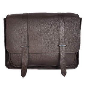Knockoff Hermes Steve 32CM Mens Bag Clemence Brown HMS7P1949MA