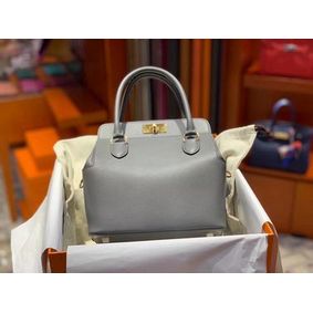 Hermes Toolbox Togo Bag Original Leather 3259 Gray Top Replica HMSE2LI34Y7
