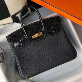 Hermes Touch Birkin 25cm Limited Edition Black Bag Replica HMS6UZCBP2Z
