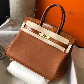 First-class Quality Hermes Touch Birkin 30cm Limited Edition Gold Bag HMSWVSS5JE7