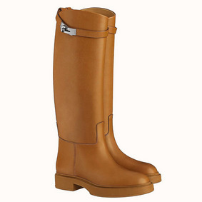 Replica Hermes Variation Boots In Brown Calfskin HMSKEDZ73L0