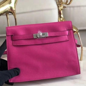 First-class Quality Hermes Kelly Danse Handmade Bag In Magnolia Swift Leather HMSN6FQV97R