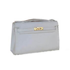 Hermes MINI Kelly 22cm Tote Bag Calfskin Leather White 1:1 Replica HMSJT4ZRXW8