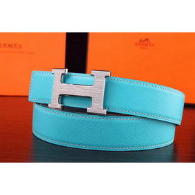 Hermes Belt H3075S Light Blue Top Replica HMSZYGN55HI