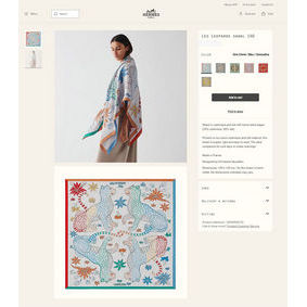 Hermes Scarf HEC00284 1:1 Replica HMSXFMFUYNO