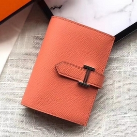 Imitation Hermes Bearn Mini Wallet In Crevette Epsom Leather HMSXA5LY6VB