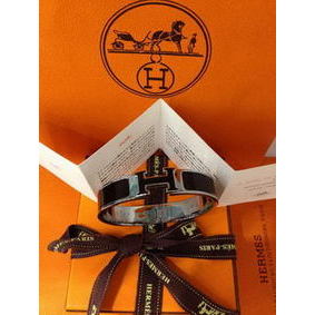 Hermes Bracelet H1155 Black Top Replica HMSXNMGAZR2