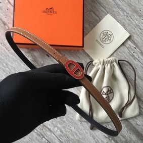 Hermes Focus belt buckle & Reversible leather strap 13 mm H20813 brown Replica HMSA8C3BZCF