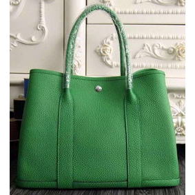 Hermes Garden Party 36cm 30cm Tote Bag Original Leather Green HMS8HMGE864