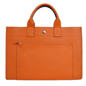 Hermes Briefcase 40CM Clemence Leather Bag Orange HMSXN95GG58