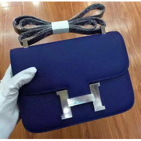 Knockoff Hermes Constance Bag Calfskin Leather H9999 Blue HMSQ8RY8IG5