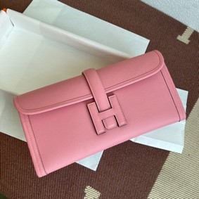 Hermes Original Espom Leather Clutch 37088 cherry blossoms Top Replica HMS3KMEWN8J
