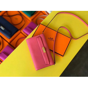 Hermes Original kelly espom leather to go woc Bag H4087 rose HMS3ZYE57U7