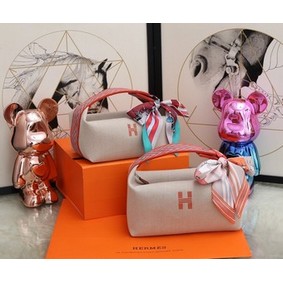 Knockoff Hermes TROUSSE BRIDE-A-BRAC 25699 Cream HMSXRD2QG7G