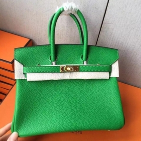 Knockoff Hermes Birkin 25 Handmade Bag In Bambou Clemence Leather HMSA3P3OYUW