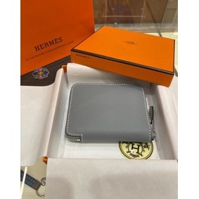 Replica Hermes Constance Wallets espom leather H2298 dark grey HMSS1B62ARB