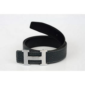 Hermes Belt Lizard Leather HB5326 Black Replica HMSU5UMLABL