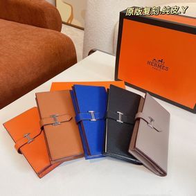 Hermes Bearn Japonaise Bi-Fold Wallet Espom Leather A208 Replica HMS6UYG01WI
