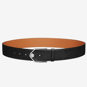 Hermes Black Licol 40 MM Reversible Leather Belt Top Replica HMS7NMH52QY