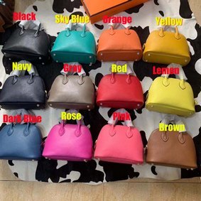 Hermes Bolide 18CM Mini Sheepskin Leather Tote Bag B3388 HMS0KV7YG2Q