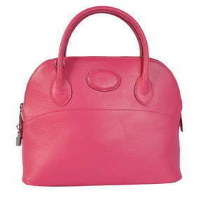 Hermes Bolide 31CM Tote Bags Clemence H1031 Peach HMS485V69LE