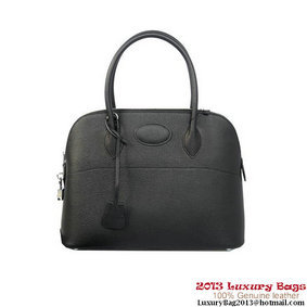 Top Replica Hermes Bolide Tote Bags Calf Leather Black HMSPT6RK67X