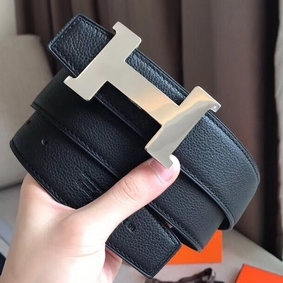 Cheap Hermes Constance Belt Buckle & Black Clemence 38 MM Strap HMSY8119B64