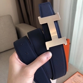 Imitation Hermes Constance Belt Buckle & Blue Epsom 38 MM Strap HMSOIU9DH2I