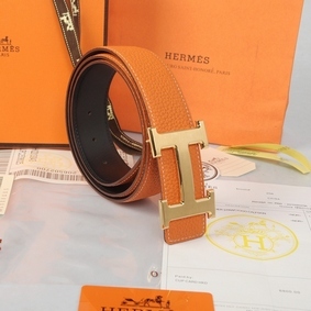 Hermes Imported Belt HR1002 Orange Top Replica HMSD83TTVRE