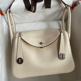 Hermes Lindy 26 Handmade Bag In Nata Clemence Leather Replica HMS62I8U8IL