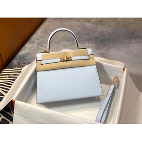 Hermes Original Epsom Leather KEL2578 light blue Replica HMSR06P5K32