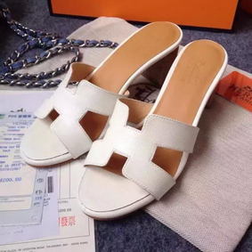 Hermes Sandals Togo Leather HO0471 White Replica HMSN8SROC30