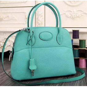 Hermes Bolide 37CM Calfskin Leather Tote Bag B1004 Light Green HMS4RP52920