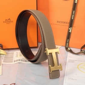 Best Quality Hermes Imported Belt HR1002E Dark Gray HMS5PYE544P