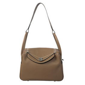 Hermes Lindy 30CM Havanne Shoulder Bag Gray 1:1 Replica HMSMCNDHLHV