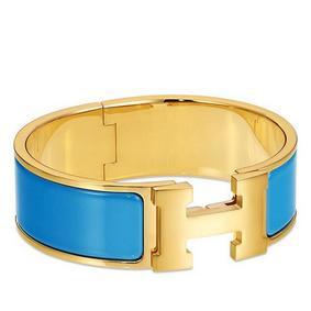 Hermes Blue Enamel Clic Clac H PM Bracelet 1:1 Replica HMSM9127AYH