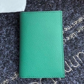 Best Quality Hermes MC2 Euclide Card Holder In Green Epsom Leather HMS79C54187