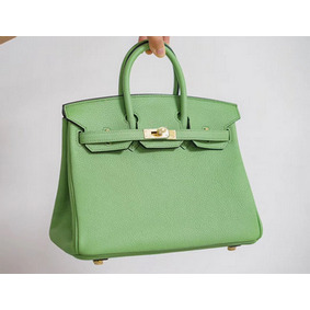 Hermes Birkin 25CM Togo Leather H5601 green Replica HMSTGTPHIXV