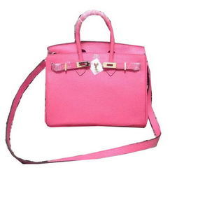 Copy Hermes Birkin 25CM Tote Bag Original Leather H25 Pink HMS53RZ4N03