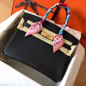 First-class Quality Hermes Birkin 30 Handmade Bag In Black Clemence Leather HMSE4P61YB9