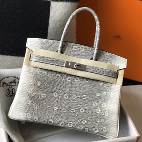 Top Replica Hermes Birkin 30cm Bag In Ombre Embossed Natural Lizard HMSE2UM62SF