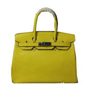 AAA Hermes Birkin 35CM 30CM Tote Bag Lizard Leather H35H30 Yellow HMSOVGPT4UY