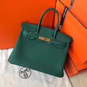 Replica Hermes Birkin Bag Original Leather 35CM 17825 Green HMSMNJ3E7VT
