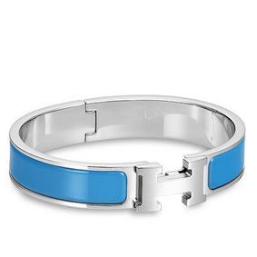 Hermes Blue Enamel Clic H PM Bracelet 1:1 Replica HMS6WQ02G1U