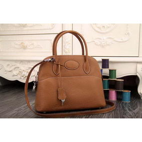 Hermes Bolide 31CM Original Leather Tote Bag Wheat 1:1 Replica HMSTNV2WXF7