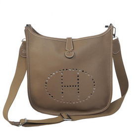 Hermes Evelyne Messenger Bag H1608 Grey 1:1 Replica HMS7NL0R7NF