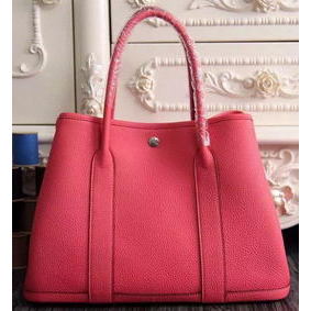 Cheap Hermes Garden Party 36cm 30cm Tote Bag Original Leather Light Red HMSR5SQJ29O